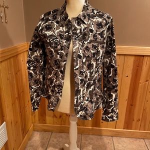 CHRISTOPHER & BANKS brown jacket size Large